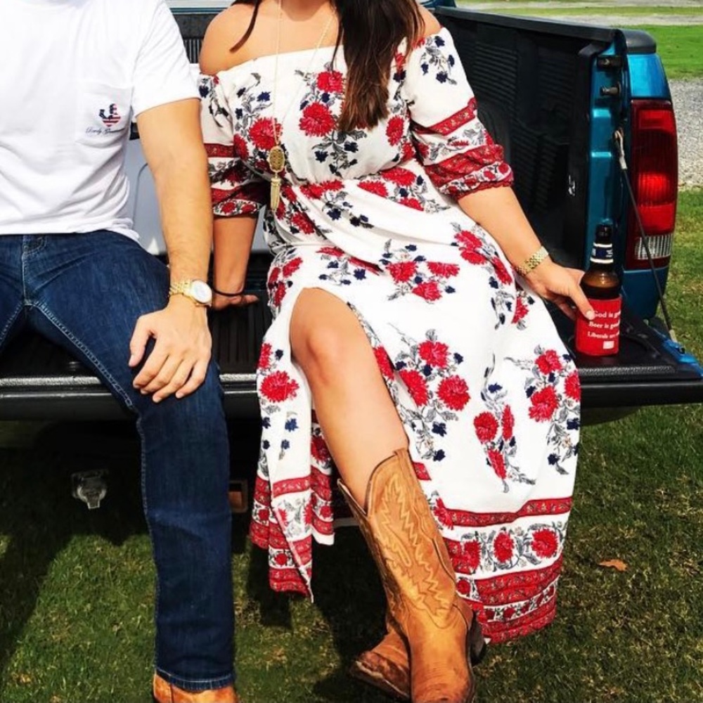 Floral maxi dress